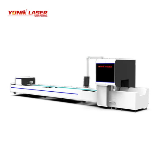 6000mm Professional Pipe Laser Cutting Machine Round Tube and Square Tube Pipe Cutting Machine for Stainless Steel Carbon and Aluminum