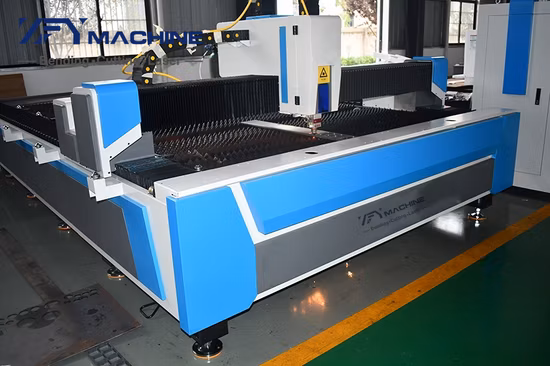 1000W 1500*3000 Stainless Steel Aluminum Copper Sheet Metal Industrial Laser Equipment Metal Plate Tube Pipe Automatic CNC Fiber Laser Cutting Machine